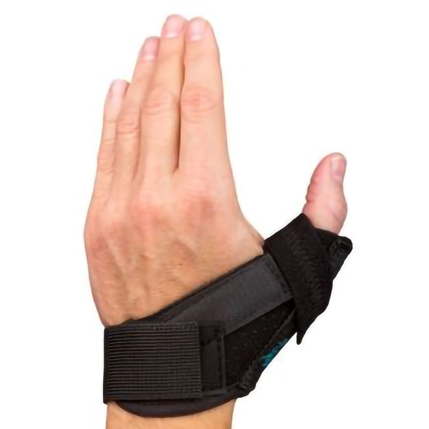 Tee Pee Thumb Protector Thumb Brace Adult Hook and Loop Strap Closure Left Hand Black