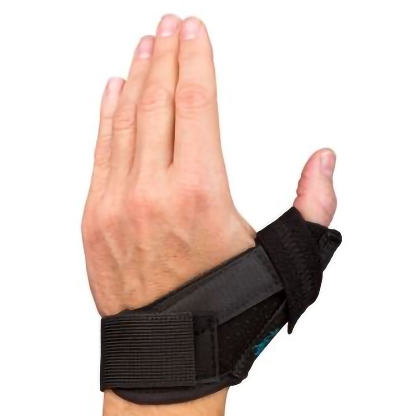 Tee Pee Thumb Protector Thumb Brace Adult Hook and Loop Strap Closure Left Hand Black