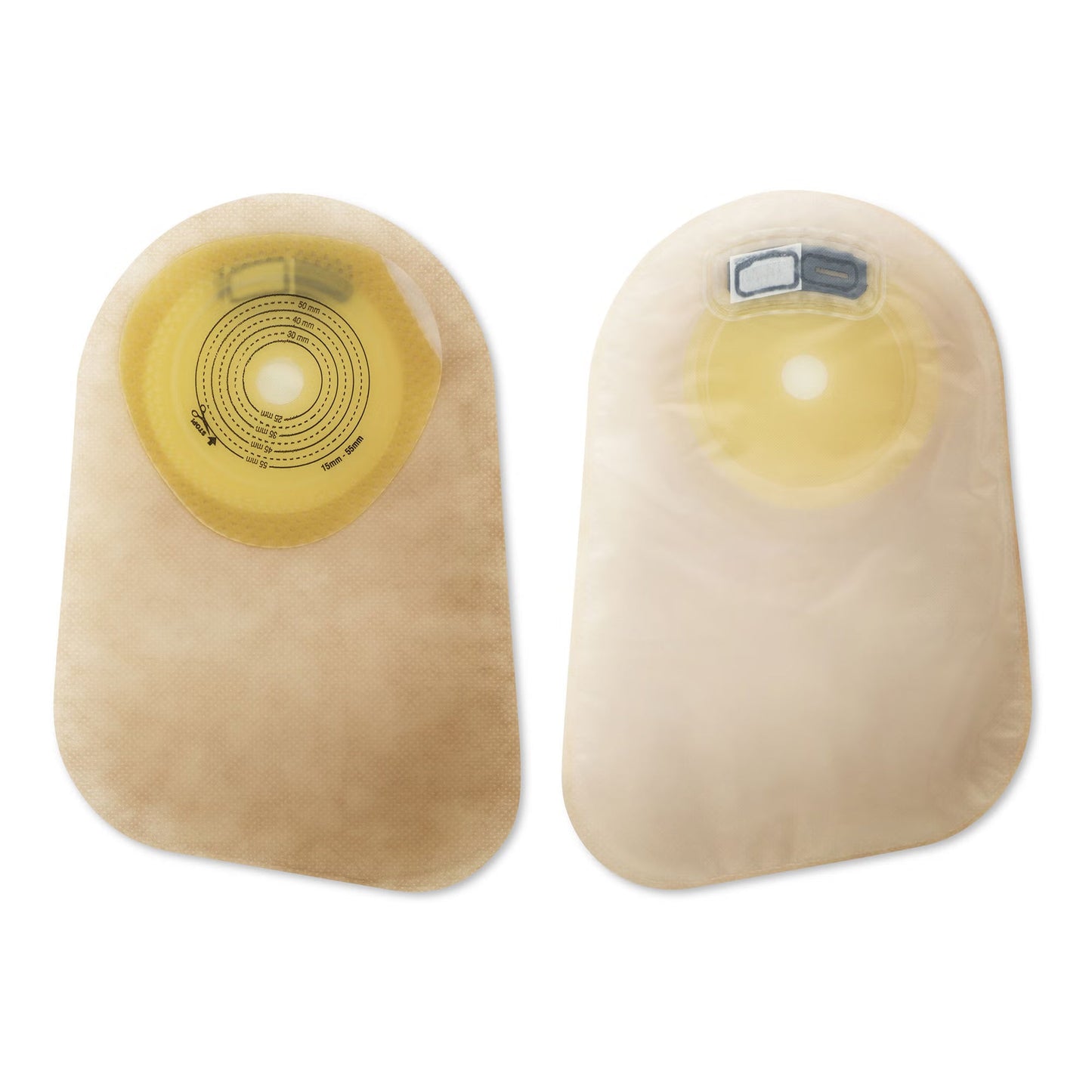 Premier™ 1-Piece Transparent Colostomy Pouch, Cut to Fit Stomas up to
