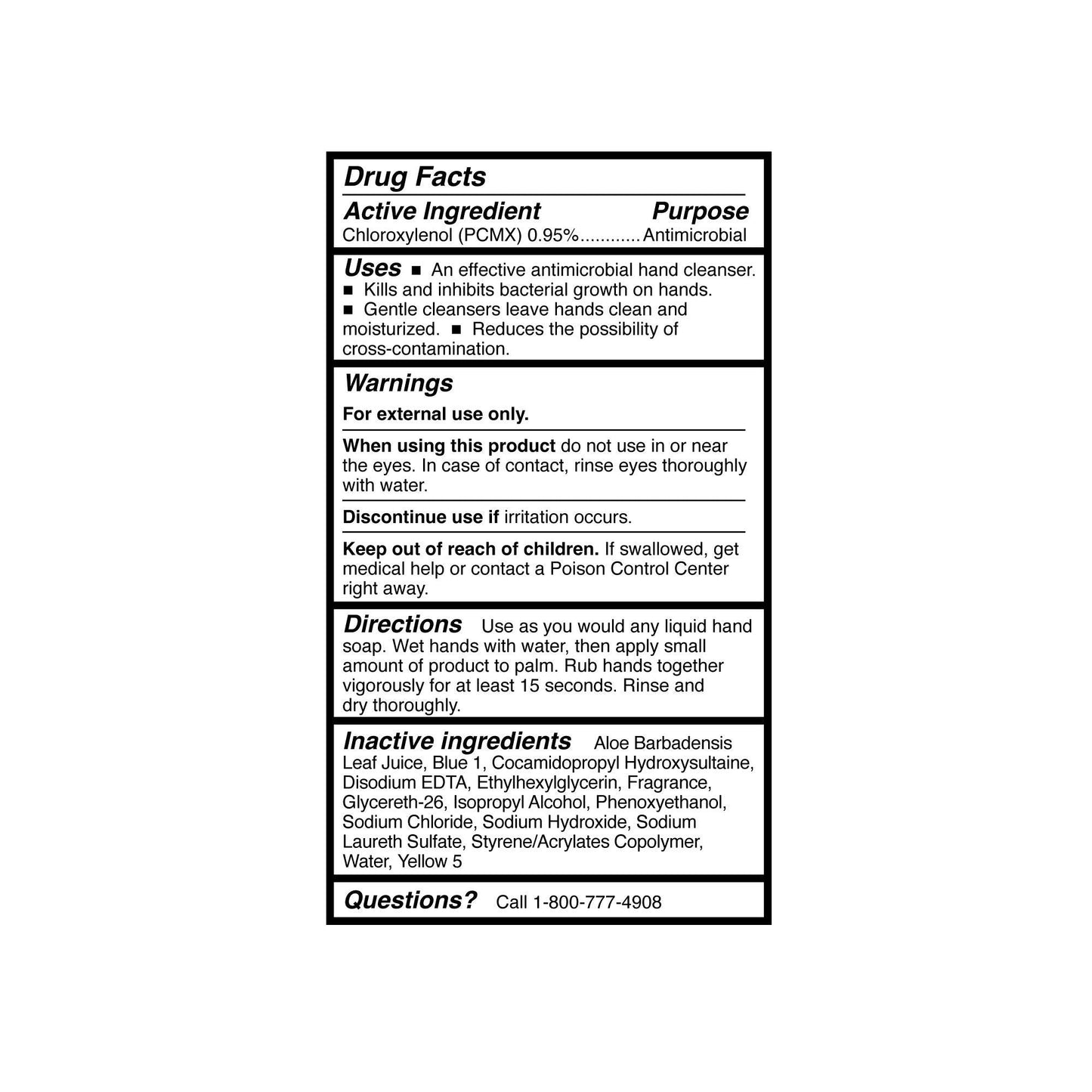 McKesson Antimicrobial Lotion Soap, Herbal Scent, With Aloe, bottle