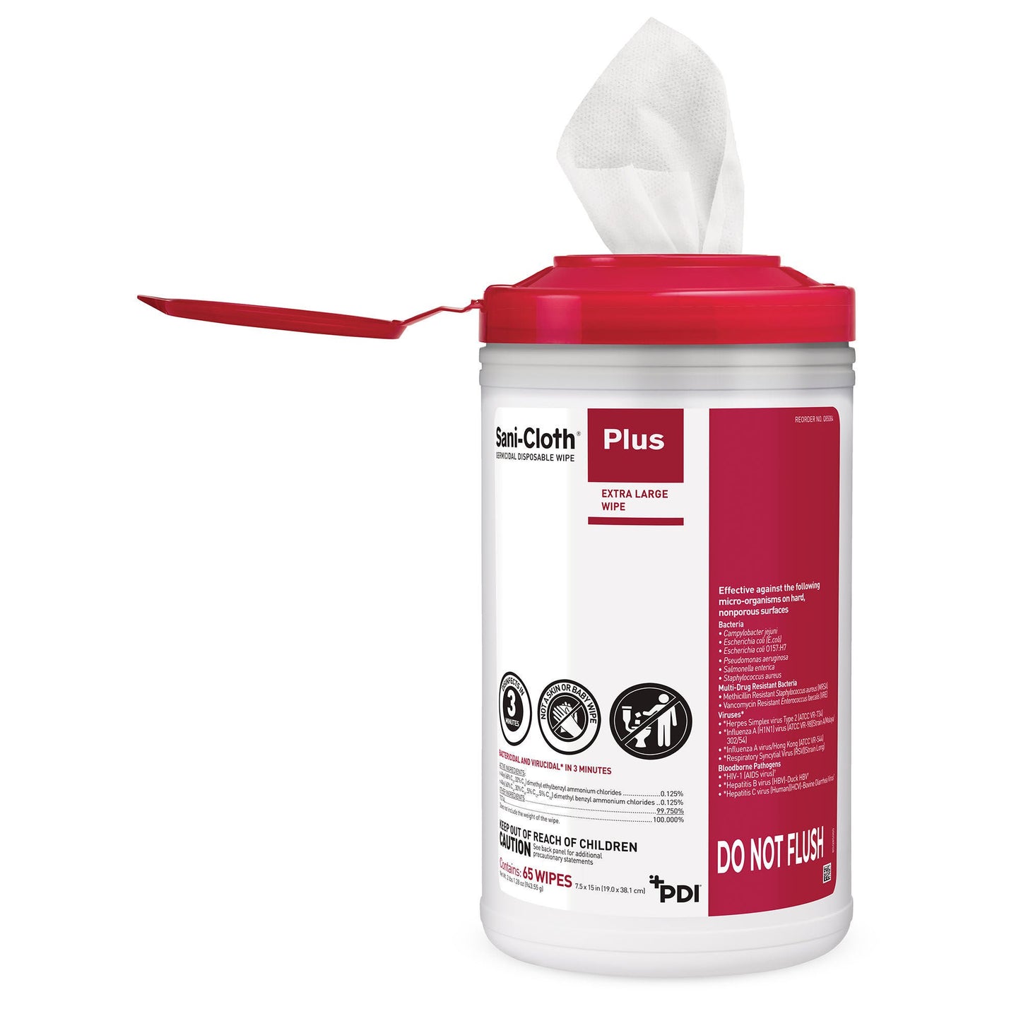 Sani-Cloth Plus Germicidal Wipe Disinfectant Cleaner
