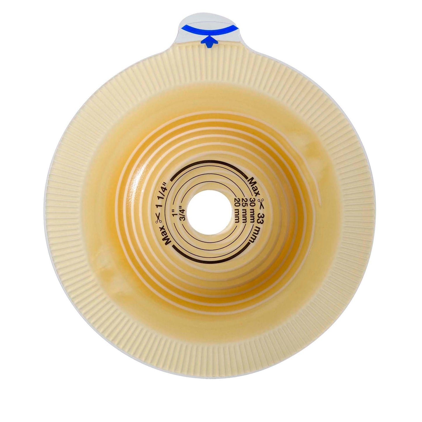 Assura® Convex Light Ostomy Barrier, Cut to Fit Stomas , Red Match