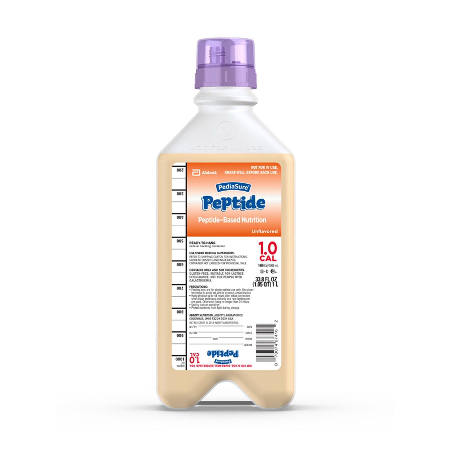 PediaSure® Peptide 1.0 Cal Peptide-Base Nutrition, Bottle