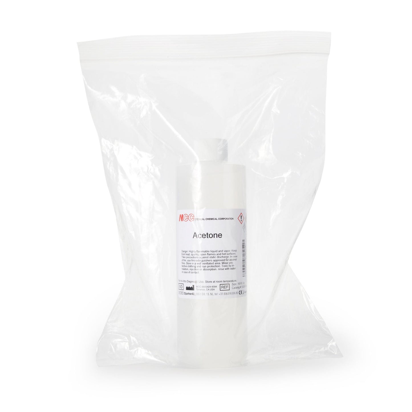 Medical Chemical Acetone Chemistry Reagent, 16-ounce Bottle