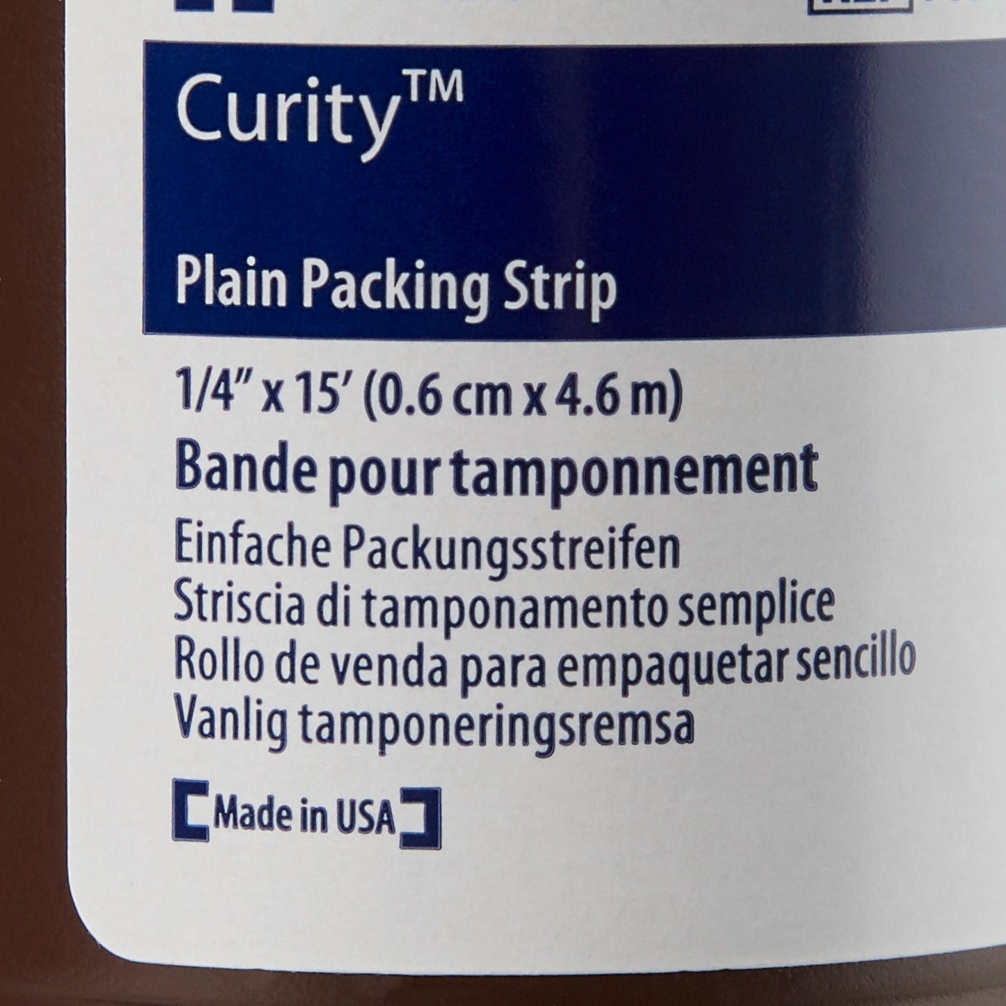 Curity™ Nonimpregnated Wound Packing Strip, ¼ Inch x
