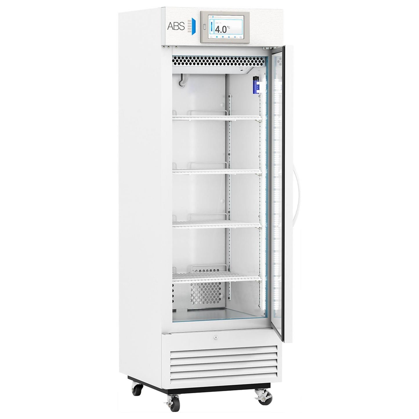 ABS Upright Refrigerator Laboratory Use 16 cu.ft. 1 Solid Swing Door Cycle Defrost