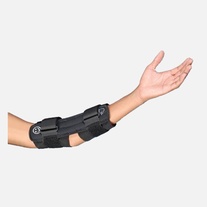 Elbow Brace Hook and Loop Closure Black
