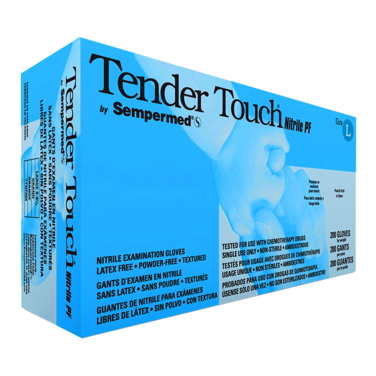 Tender Touch® 200 Nitrile Exam Gloves, Lavender - view 3
