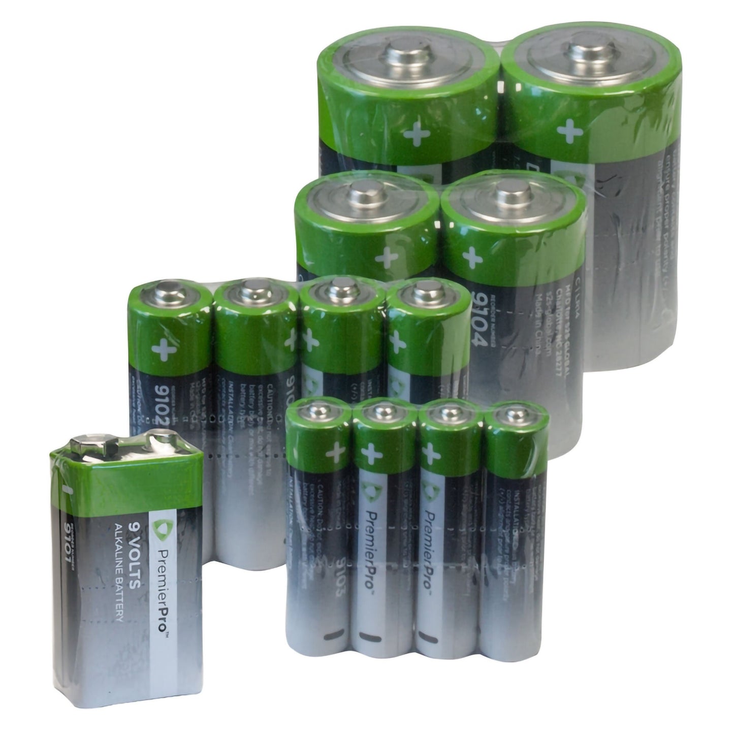 PremierPro Alkaline Battery AA Cell 3 Volt Disposable 4 Pack
