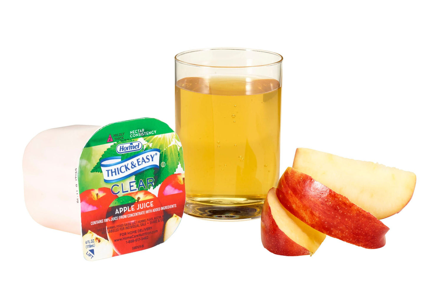 Thick & Easy® Clear Nectar Consistency Apple Thickened Beverage, Cup