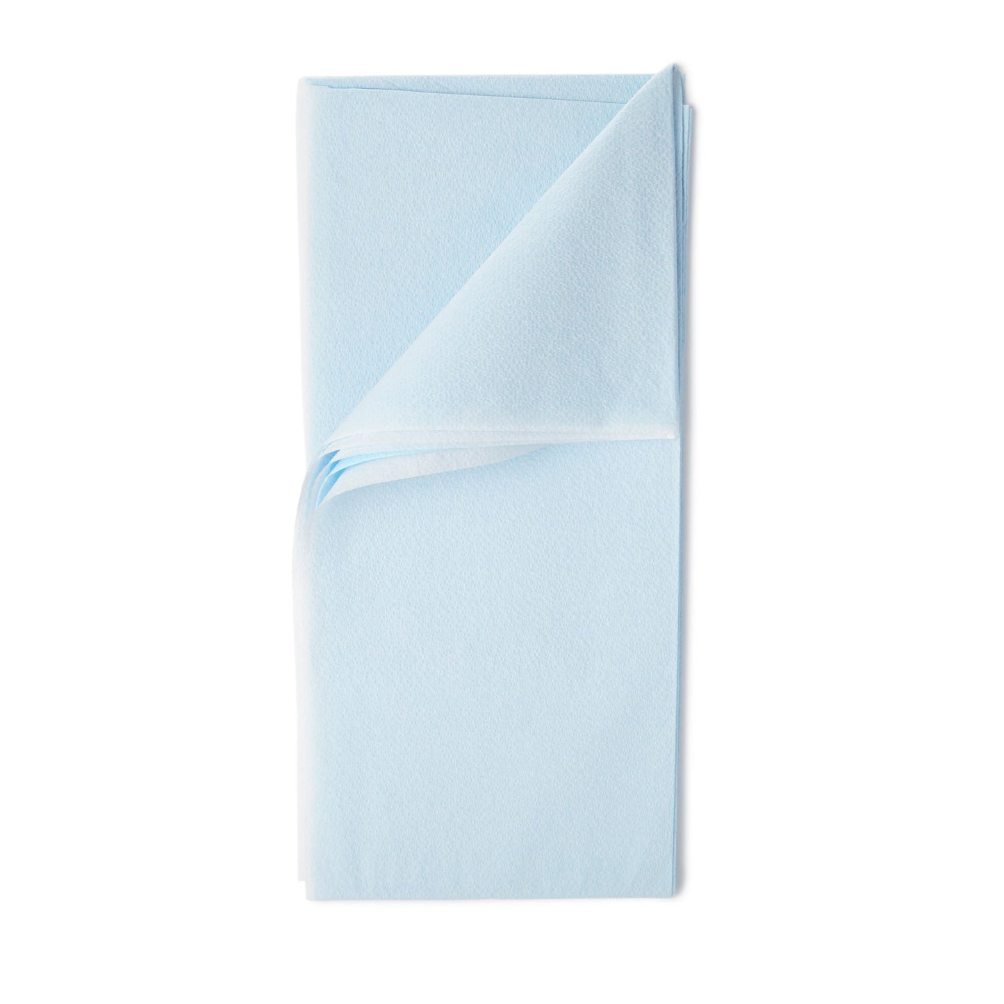Graham Medical Blue / White Flat Stretcher Sheet