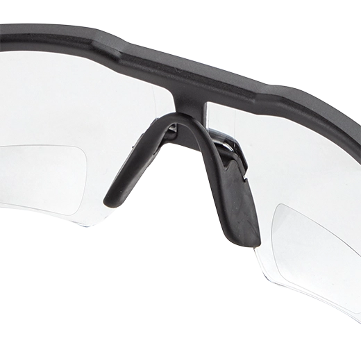 Milwaukee Safety Glasses - +1.50 Magnified Clear Anti-Scratch Lenses (Polybag) 48-73-2203