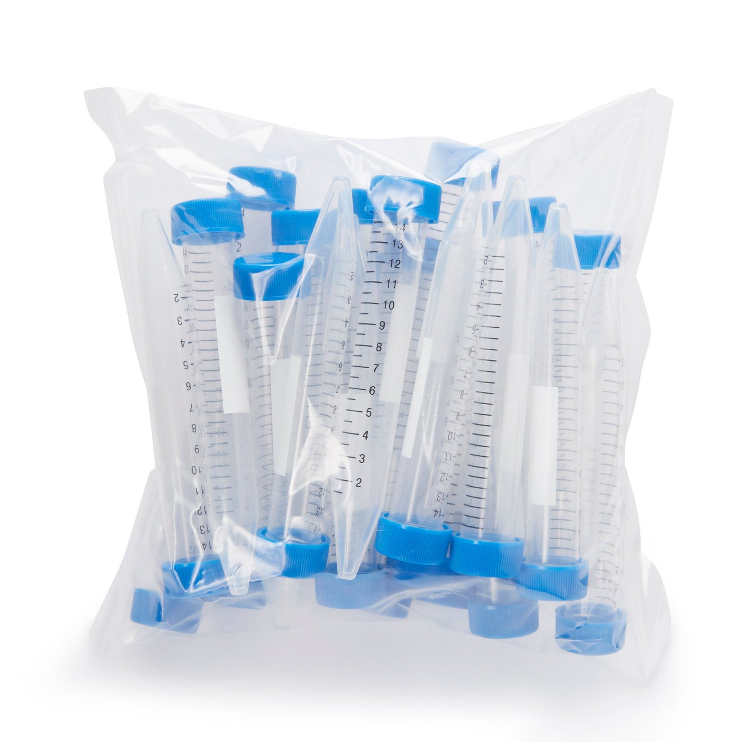 McKesson Centrifuge Tube, 15 mL, Blue Screw Cap