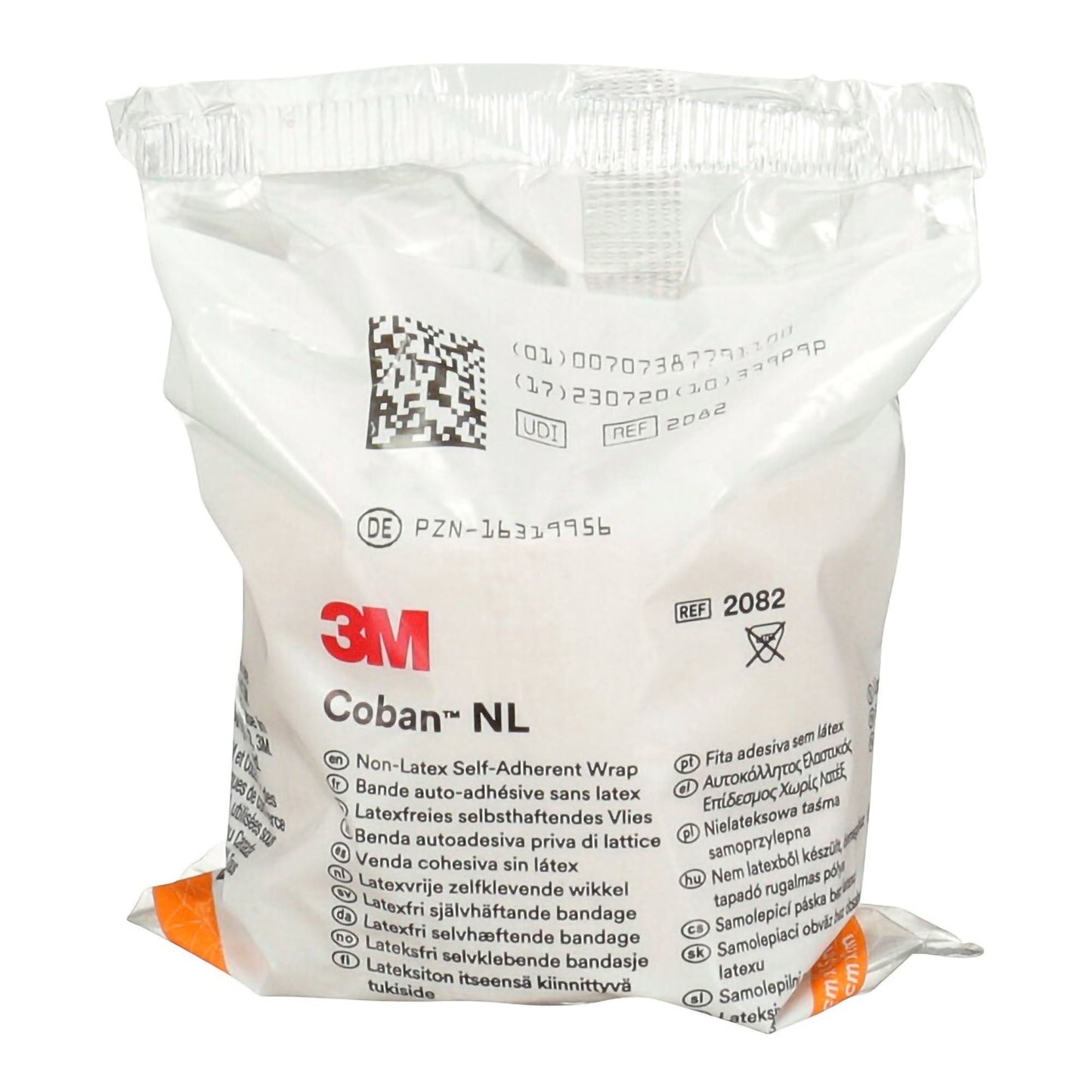 3M Coban LF Cohesive Bandage Self-adherent Closure Blue NonSterile Low Compression