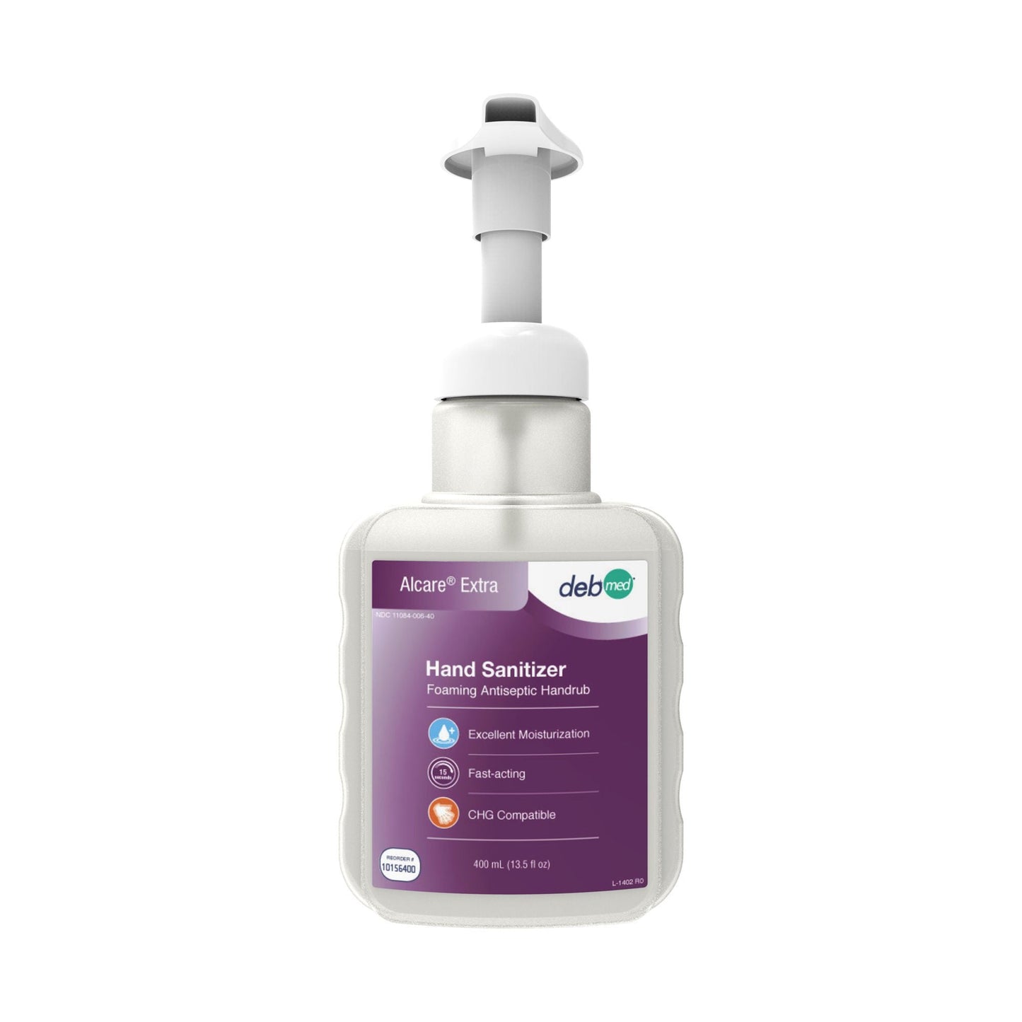 Alcare® Extra Foaming Antiseptic Handrub Hand Sanitizer, Pump Bottle