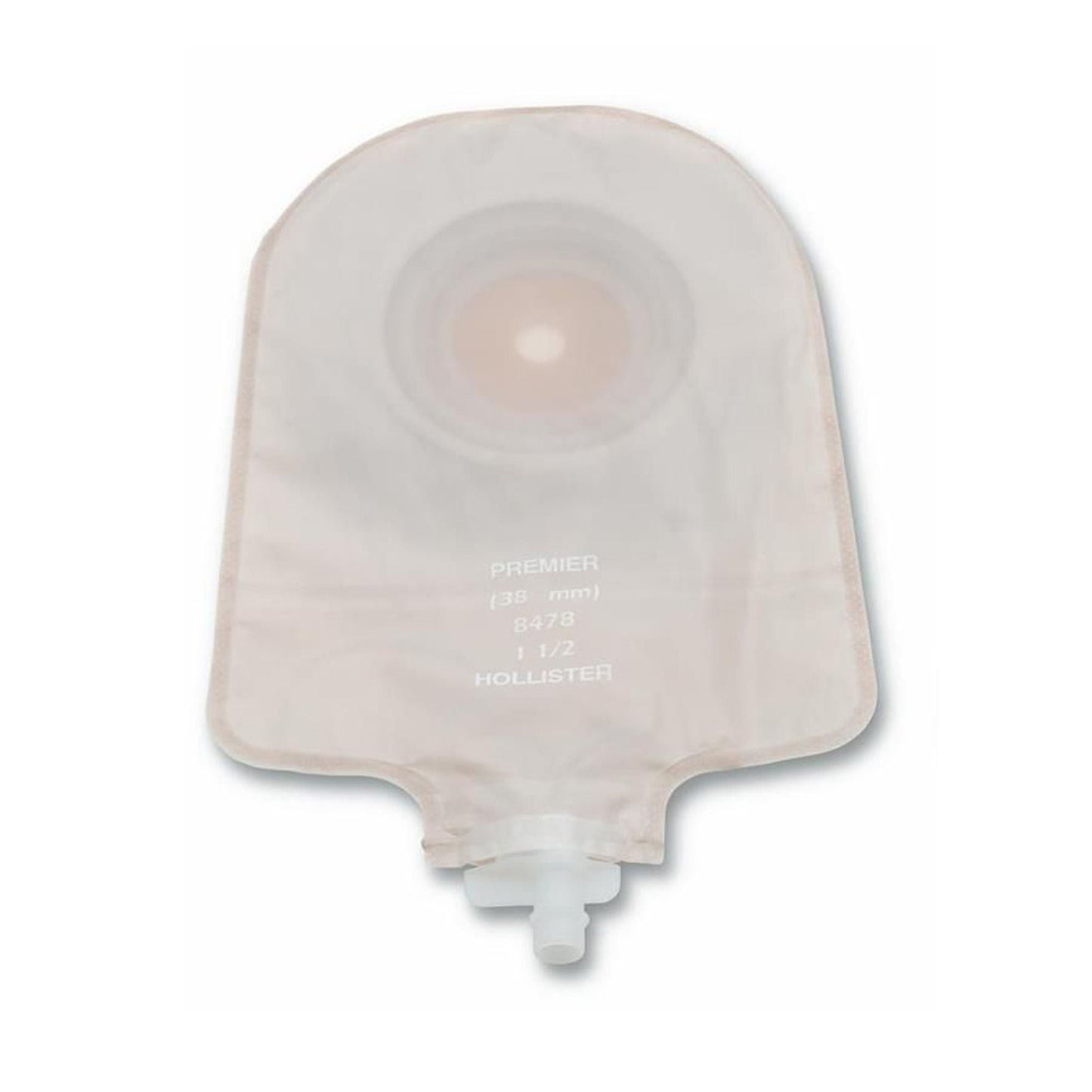 Premier™ One-Piece Transparent Urostomy Pouch, Cut to fit up to Stomas