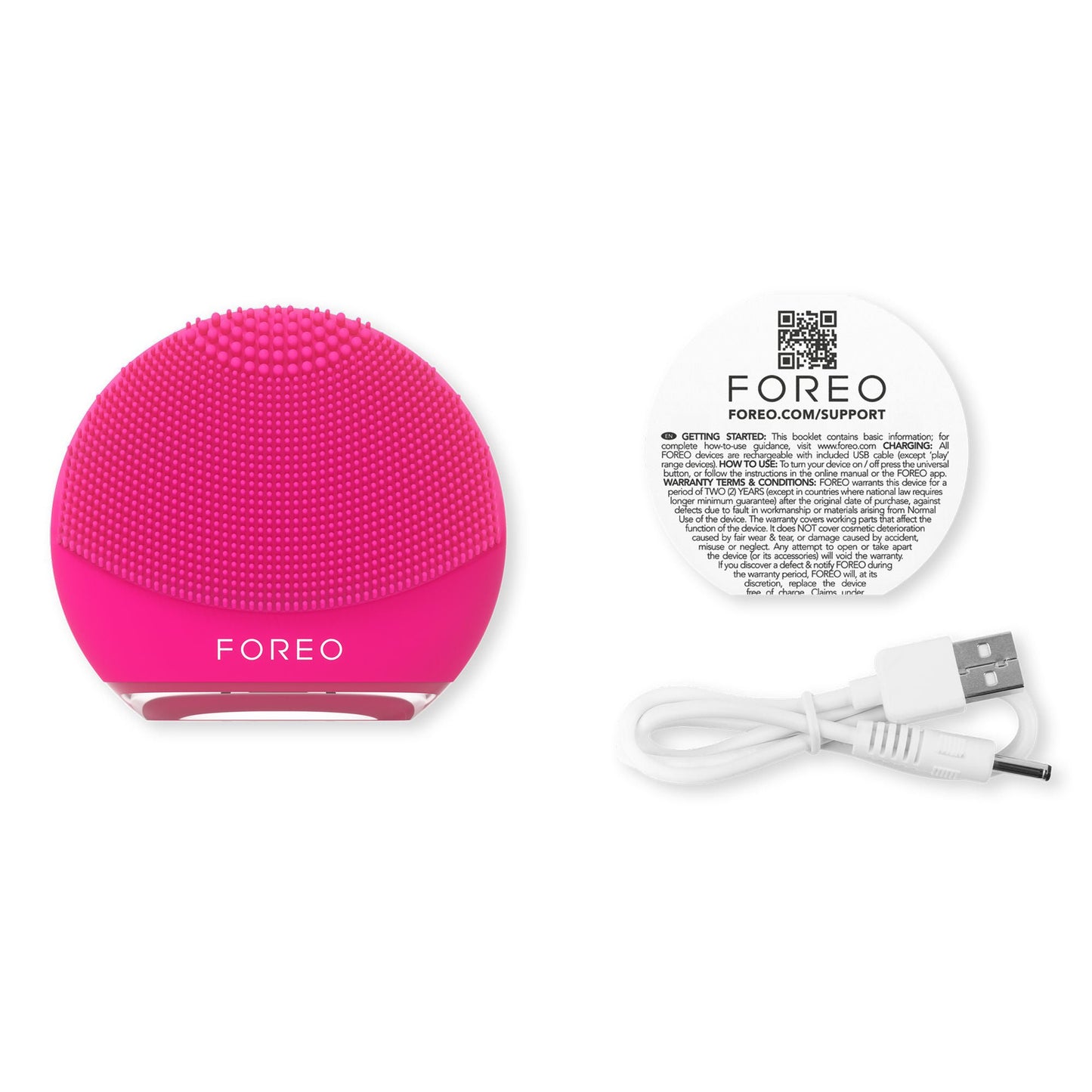 LUNA 4 Play Facial Cleansing Brush Silicone Cherry Up