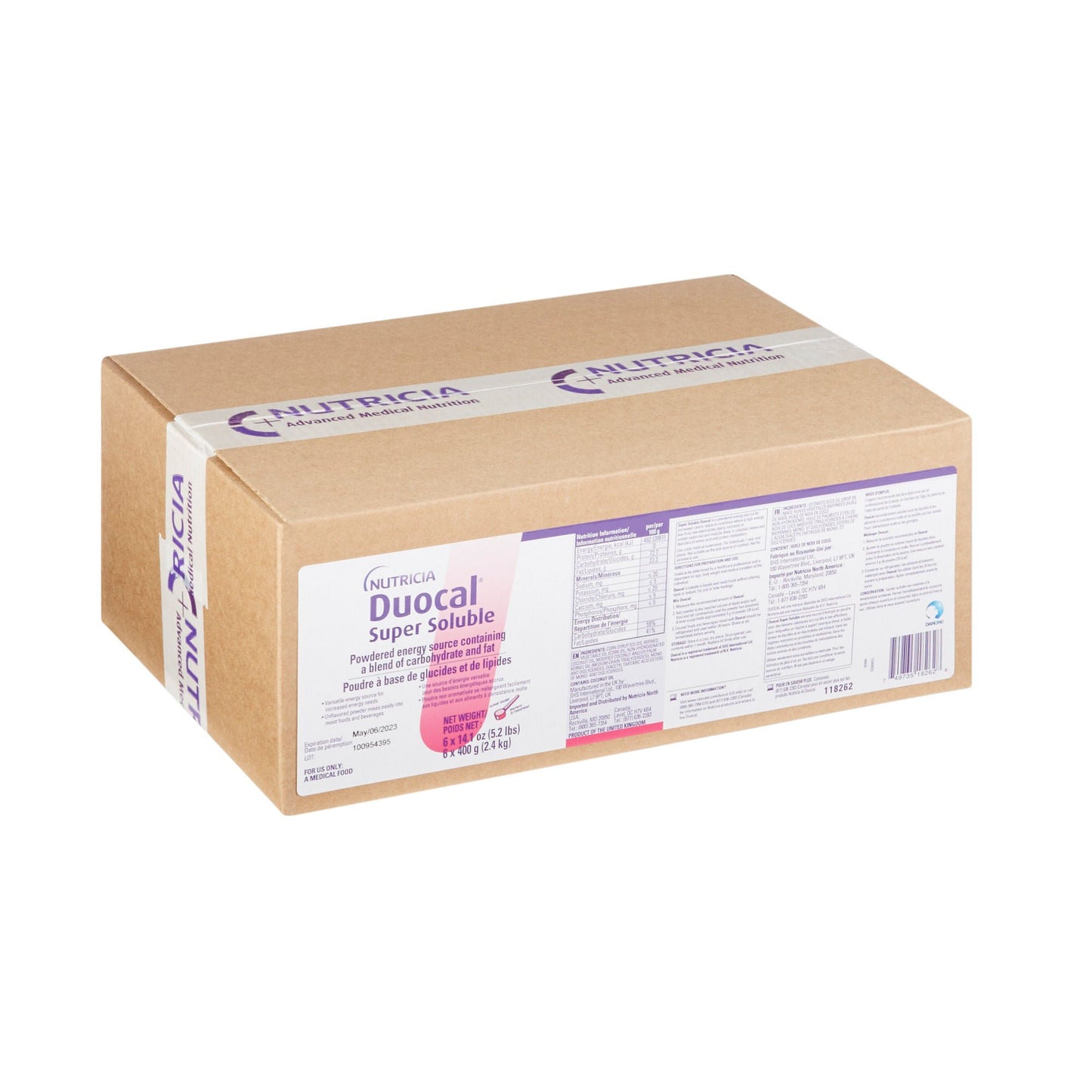 Duocal® Super Soluble Blend of Fat and Carbohydrate for Increased Caloric Intake