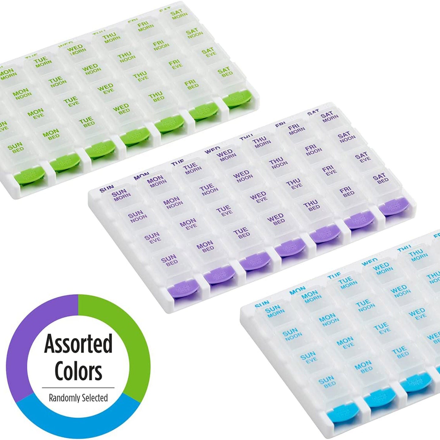 Ezy Dose® Pop Out Push-Button Medtime Planner® Pill Organizer