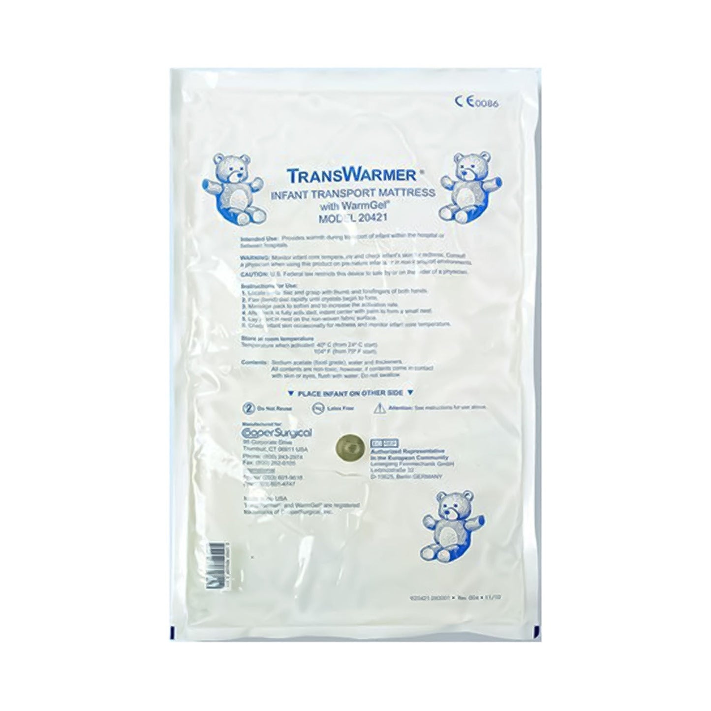 TransWarmer® Infant Transport Mattress with WarmGel®