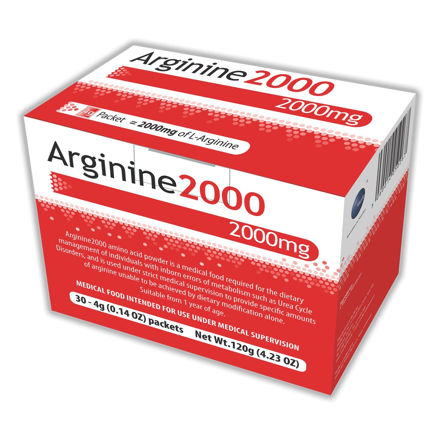 Arginine2000 Medical Food for Dietary Management of Inborn Errors of Metabolism