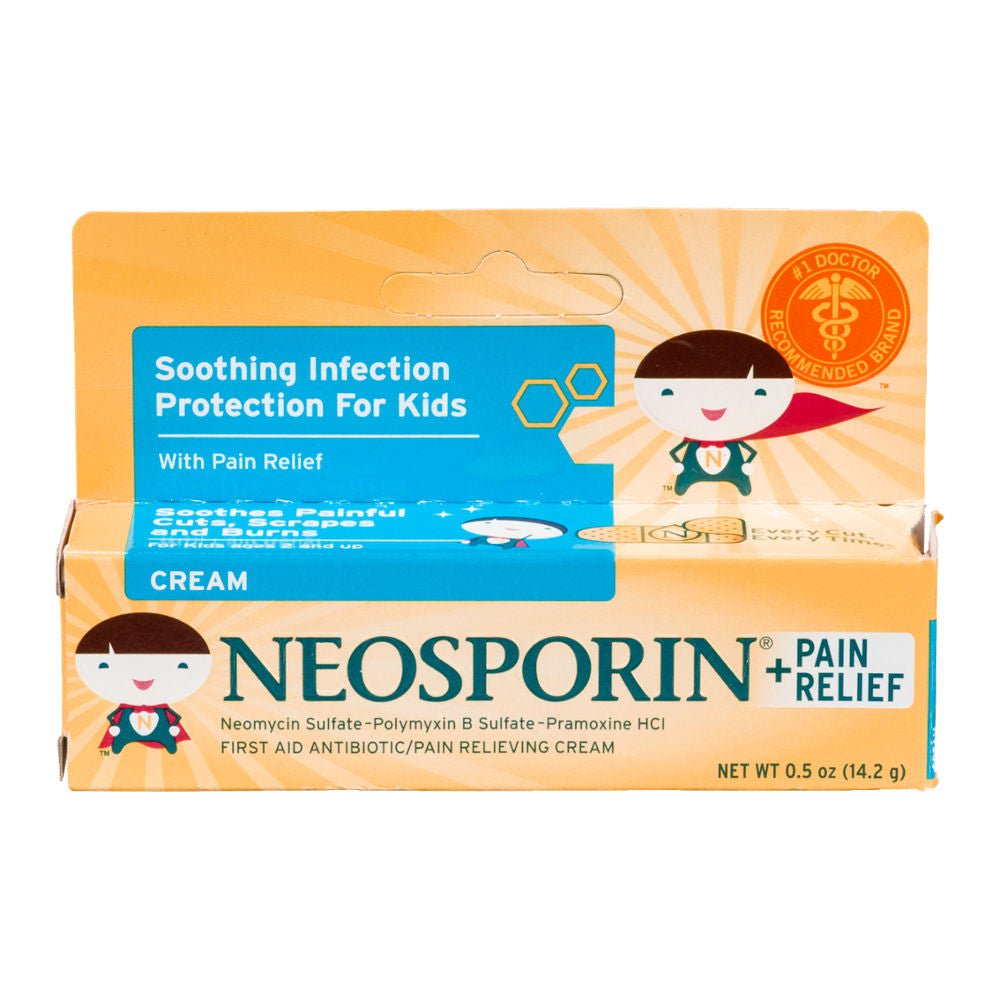 Neosporin® + Pain Relief for Kids First Aid Antibiotic, Tube