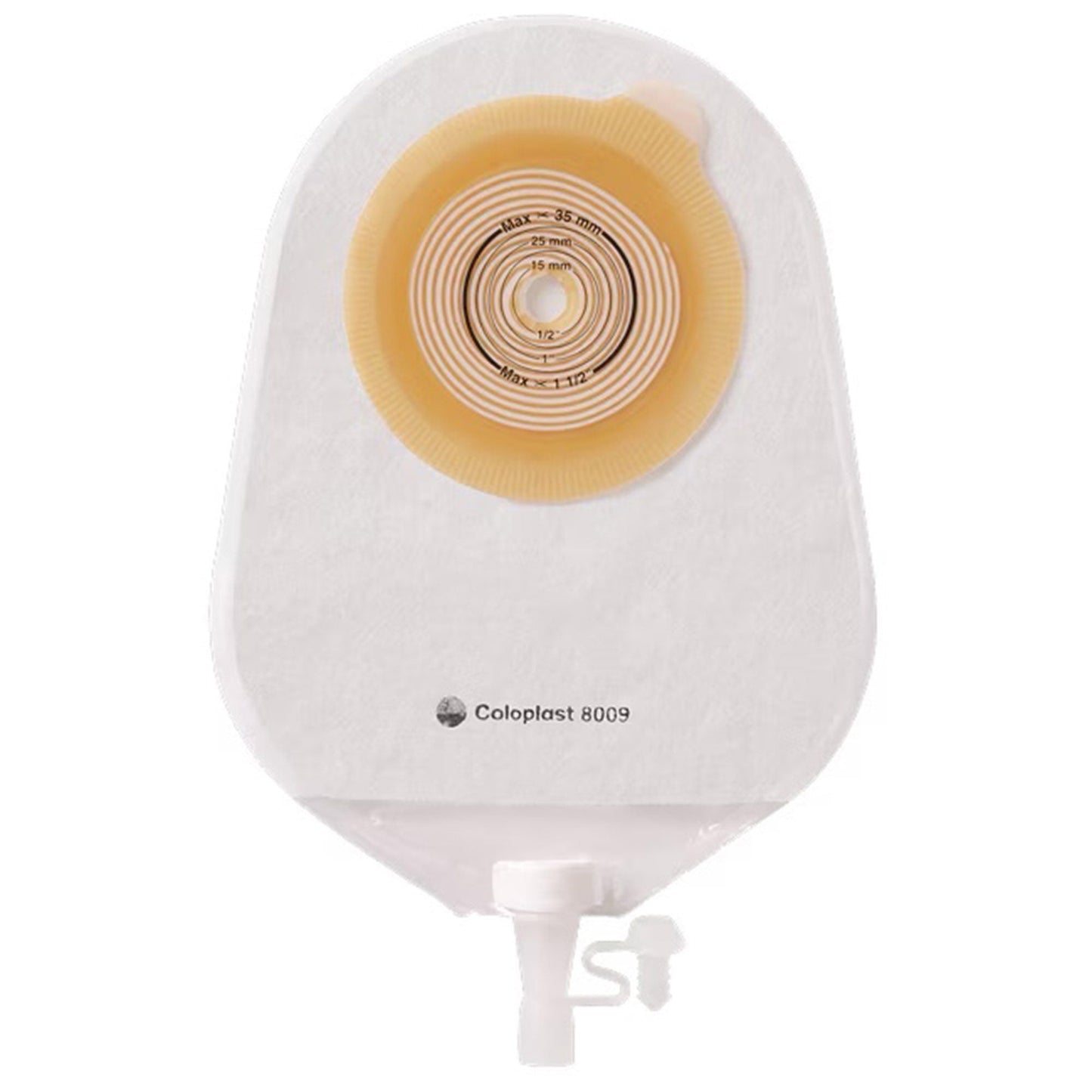 Assura® Pediatric 1-Piece Transparent Urostomy Pouch, Stoma