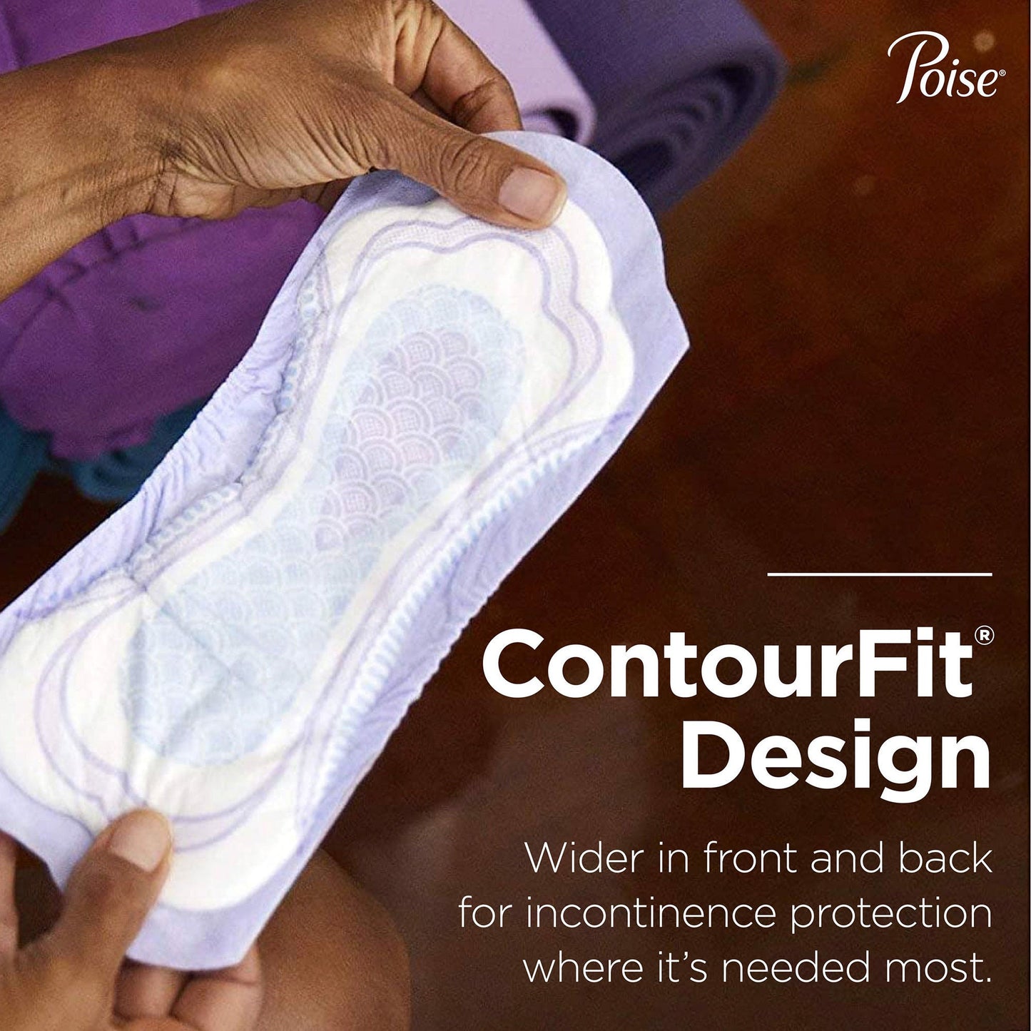 Poise® Bladder Control Pads for Women, Heavy Absorbency, 3 x 11 Inch
