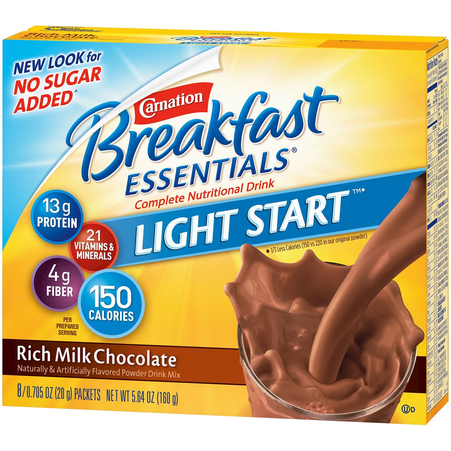 Carnation Breakfast Essentials® Light Start Chocolate Nutritional Drink Mix