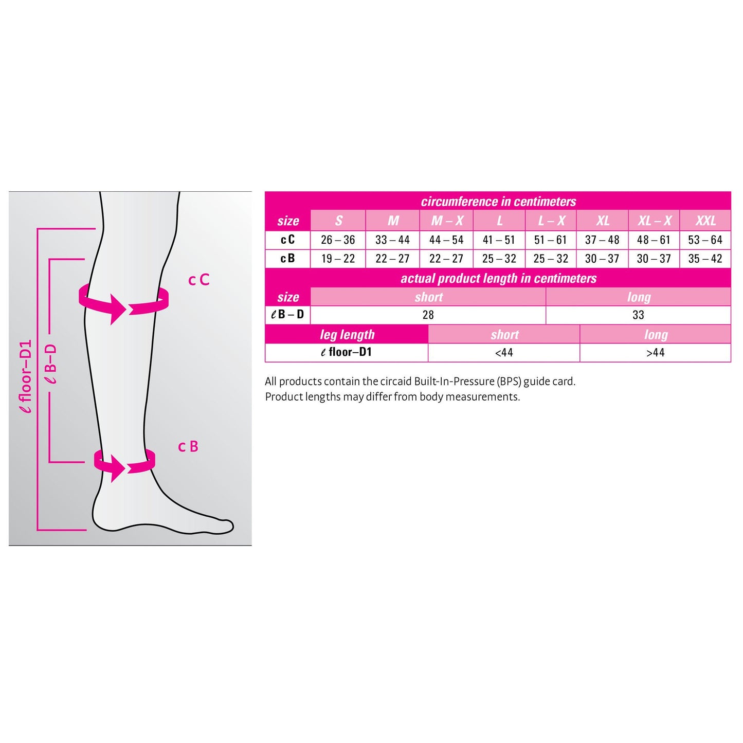 circaid® juxtalite® Lower Leg Compression System, Short, Large