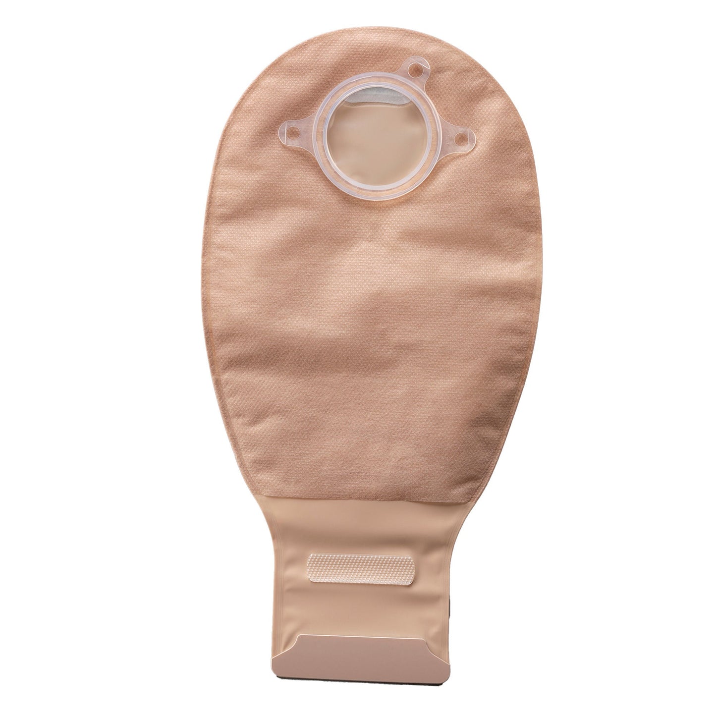 Natura®+ Two-Piece Tail Closure Transparent Ostomy Pouch, Flange