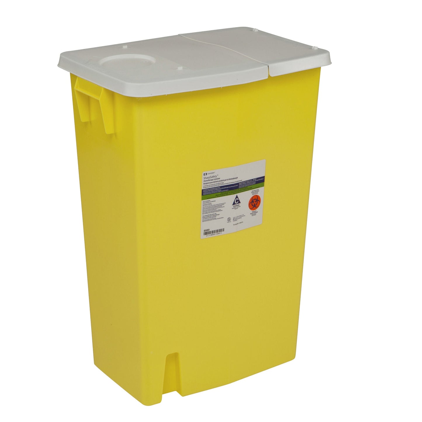 SharpSafety™ Chemotherapy Waste Container, 18 Gallon
