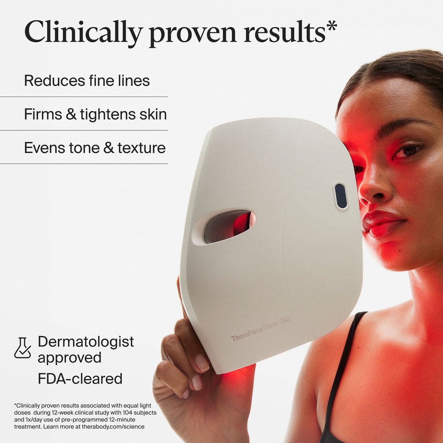 Therabody TheraFace Mask Glo LED Face Mask
