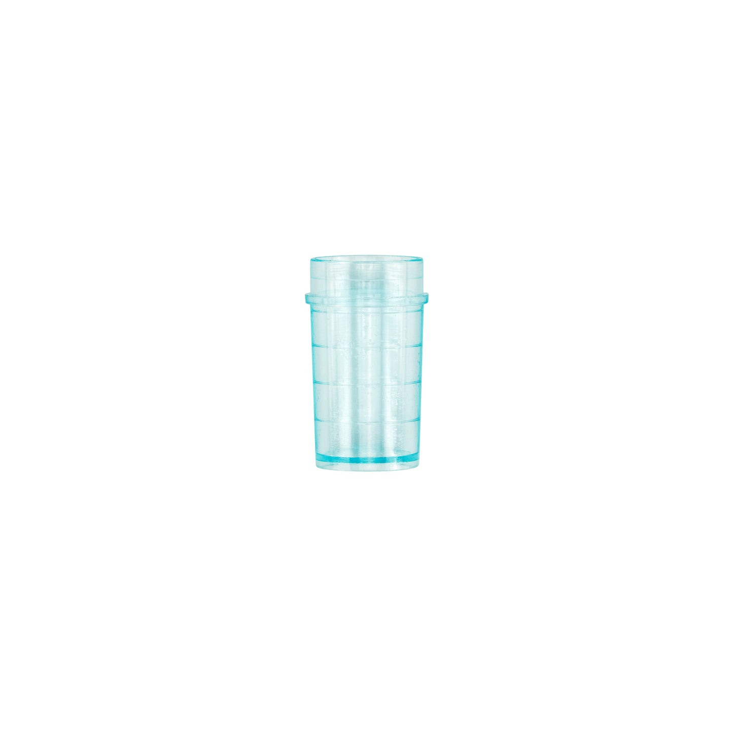 2.5 mL Sample Cups, Flat Bottom, PS, Blue — 127-0018-B10, Caplugs® Evergreen