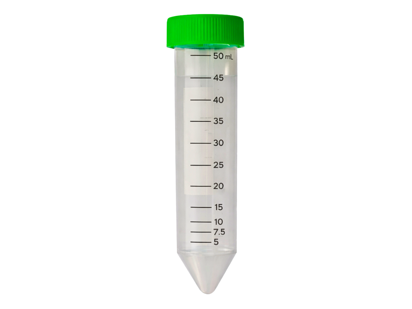 50 mL Centrifuge Tubes, Conical Bottom, PPC, Green — 240-3937-G8PR2 | 1000/Bag | Caplugs® Evergreen