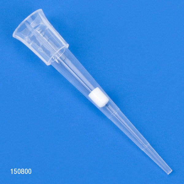 Filter Pipette Tips, 0.1–10 µL, Low Retention, Racked Sterile — 960/Case | Globe Scientific