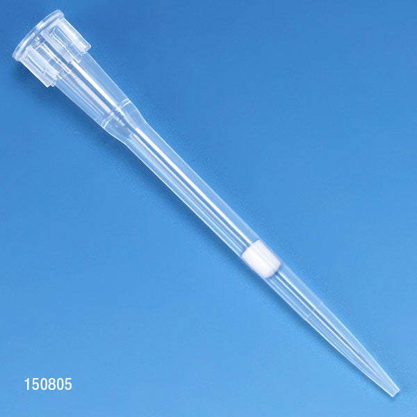 Filter Pipette Tips, 0.1–20 µL, Low Retention, Sterile Racked — 960/Case, 96/Rack | Globe Scientific