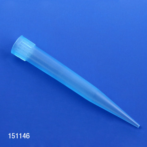 Pipette Tips, 100–1000 µL Universal, Blue — Bulk Bag, 1000/Bag | Globe Scientific