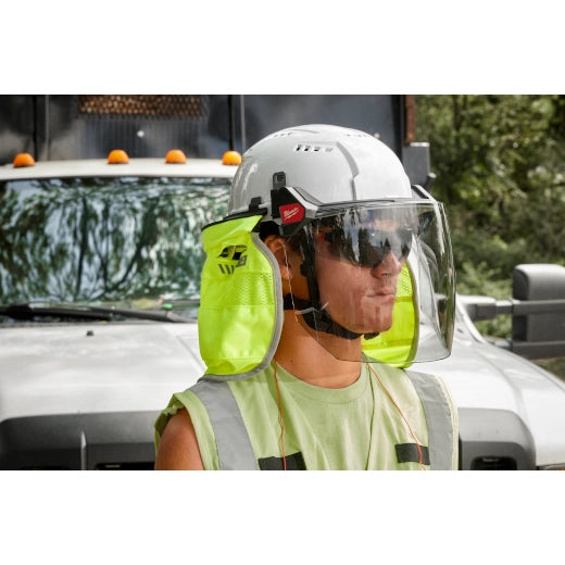 Milwaukee BOLT Full Face Shield - Gray Dual Coat Lens (Compatible with Safety Helmets & Hard Hats) 48-73-1425