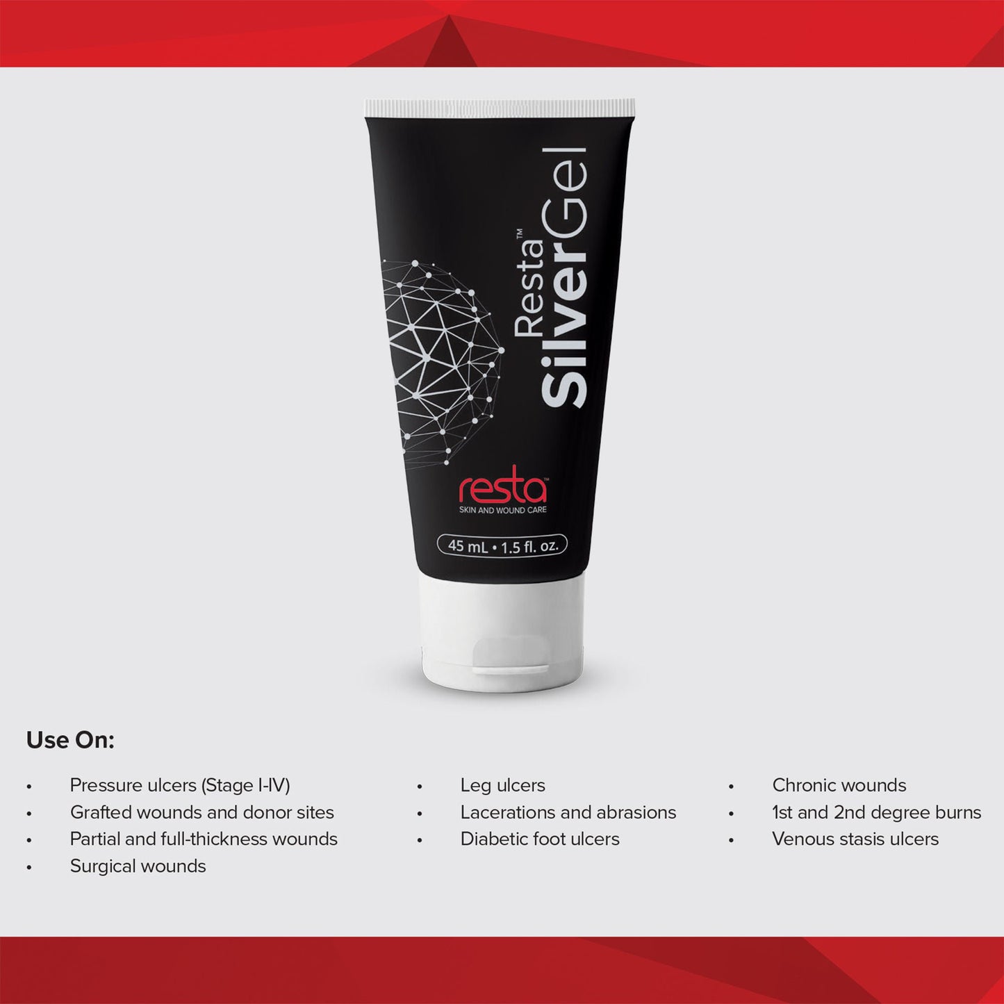 Resta™ SilverGel® Silver Wound Gel, 1½ oz.