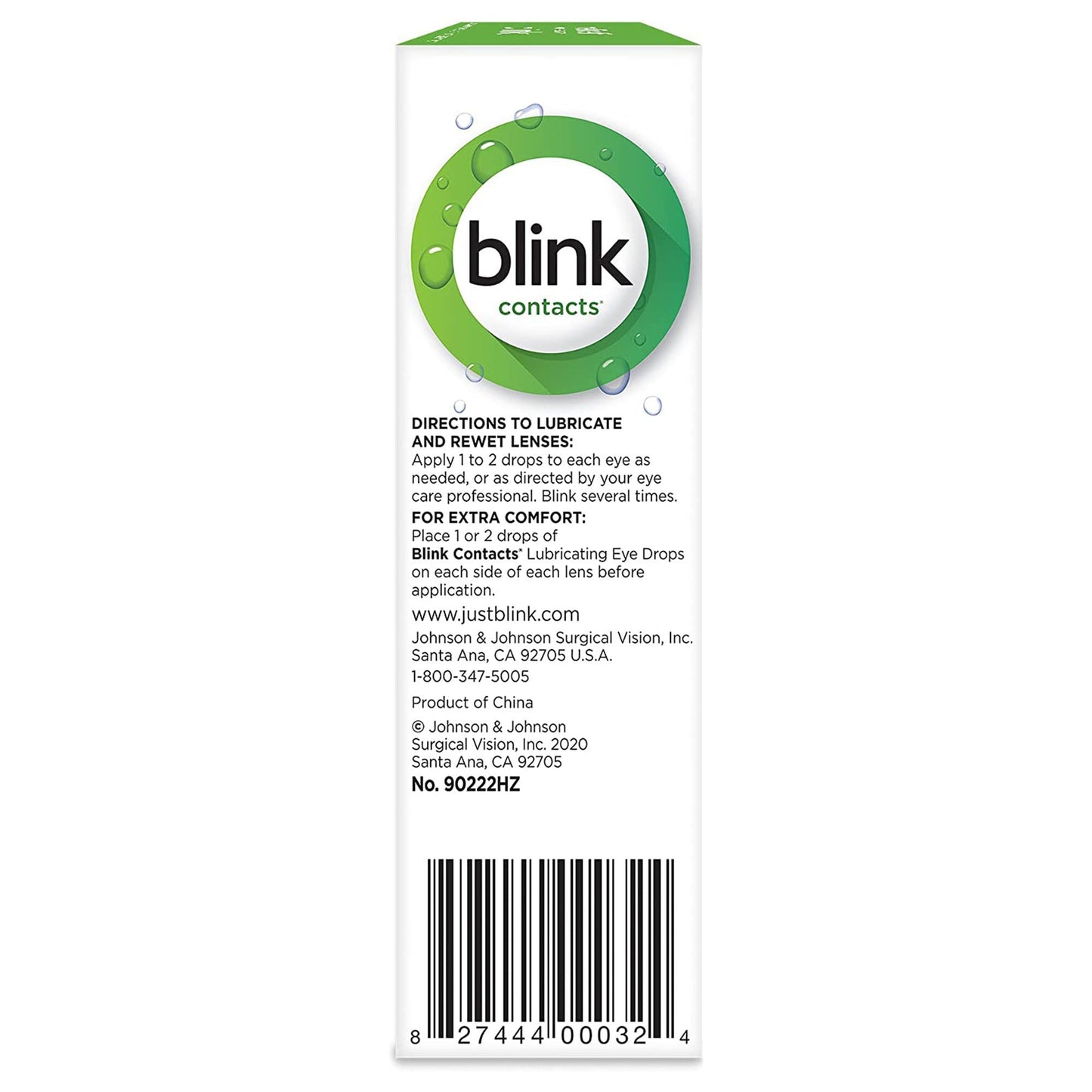 blink Contacts Lubricating Eye Drops