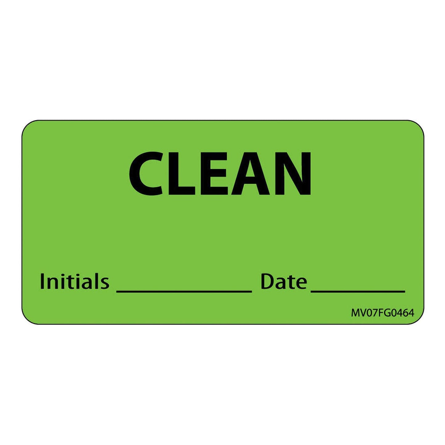 MedVision Pre-Printed Label Auxiliary Label Green Paper Clean Int_Date_ Black Communication Label
