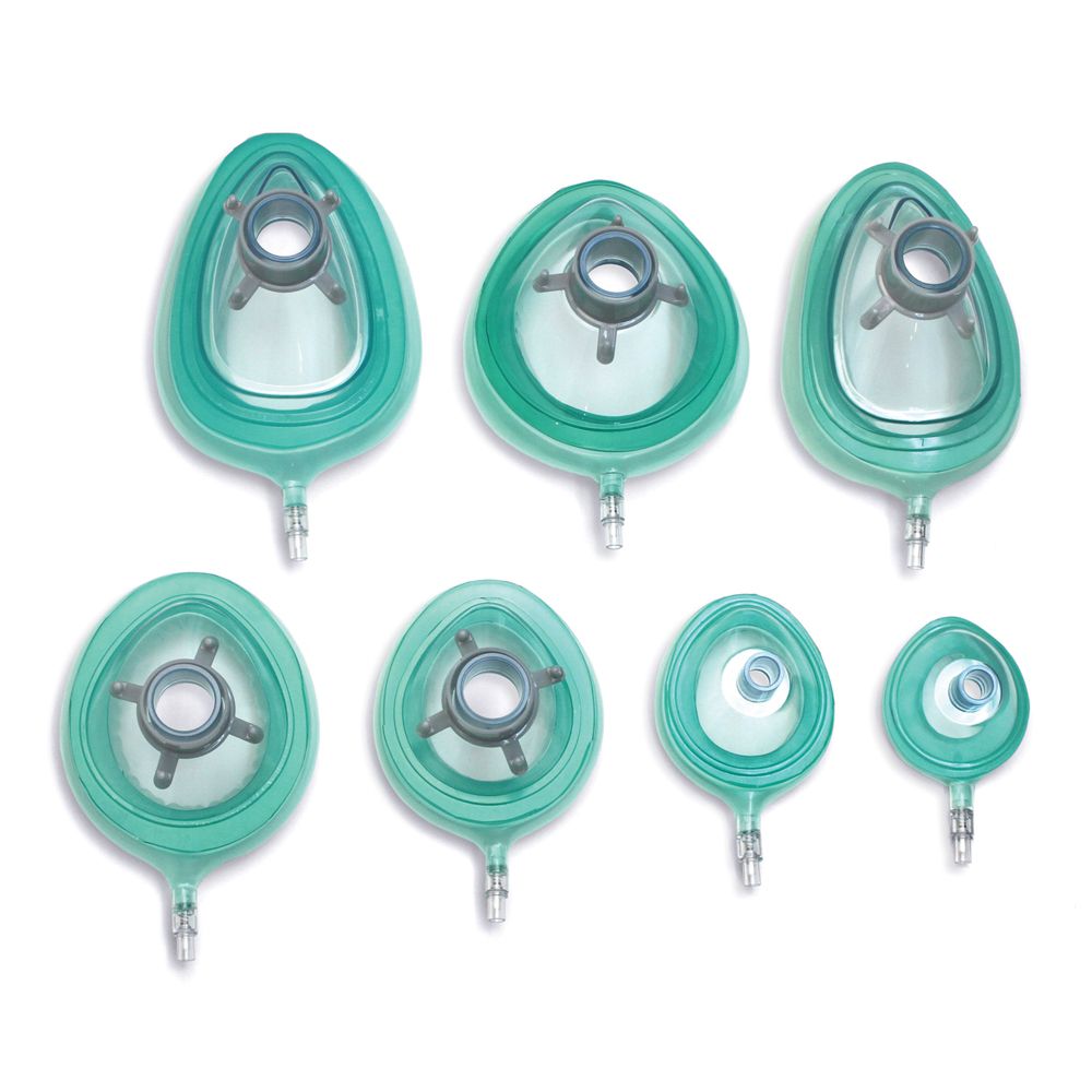 Vent Mask Anesthesia Mask Elongated Style Adult Large Hook Ring