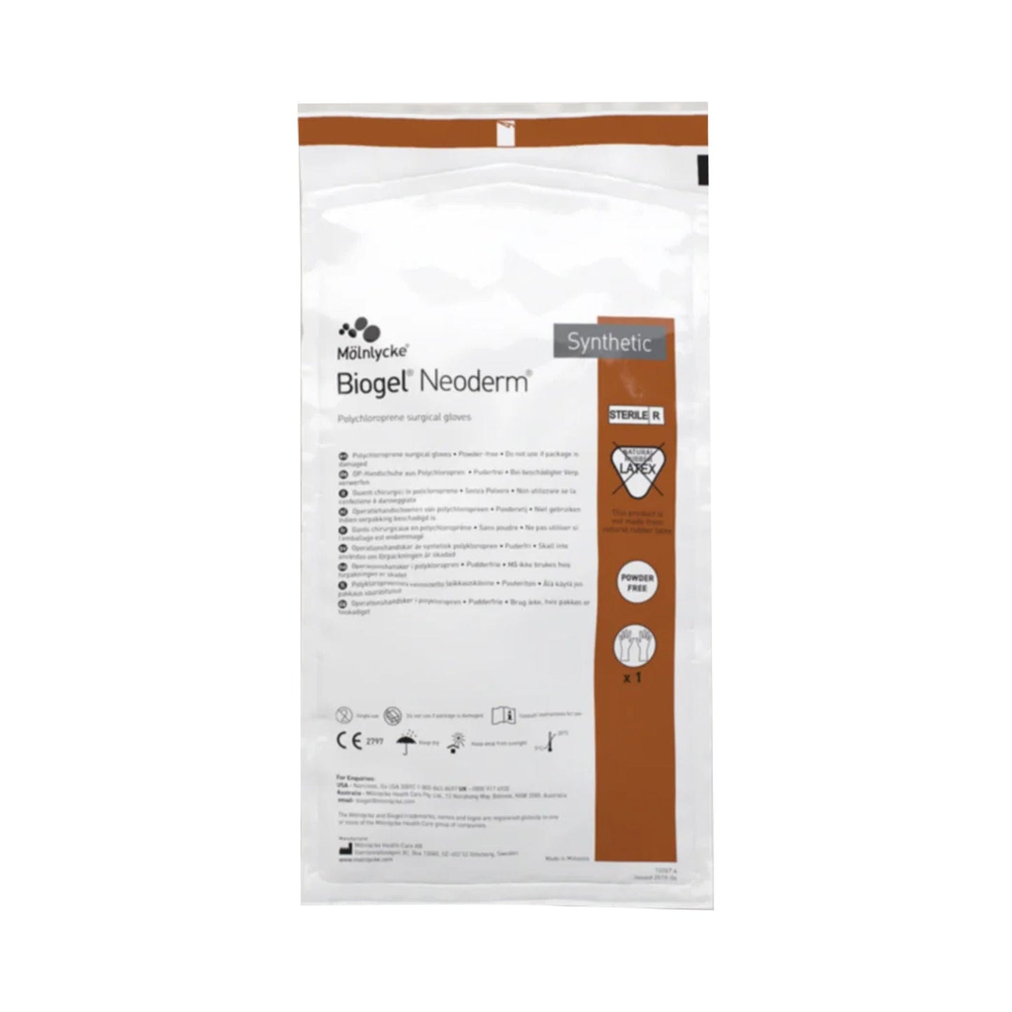 Sterile Biogel® NeoDerm® Polyisoprene Surgical Gloves, Light Brown - view 8