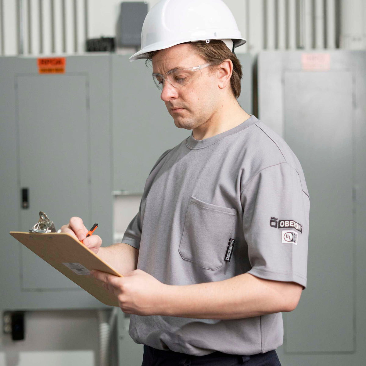 Oberon FR/Arc-Rated Short Sleeve Safety Shirts