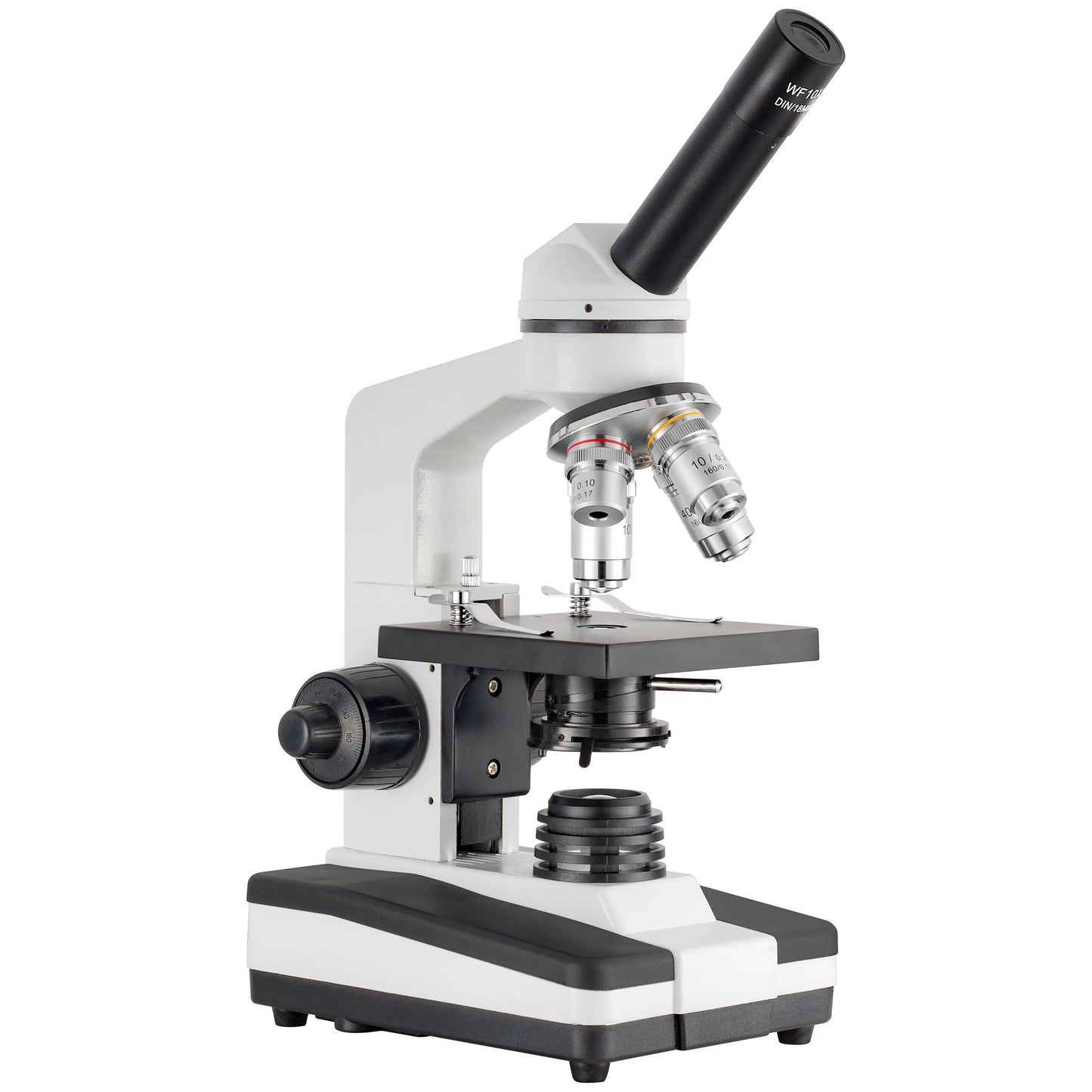 Student microscope EDM-MM4A-DAL3 with LED illumination and mechanical stage
