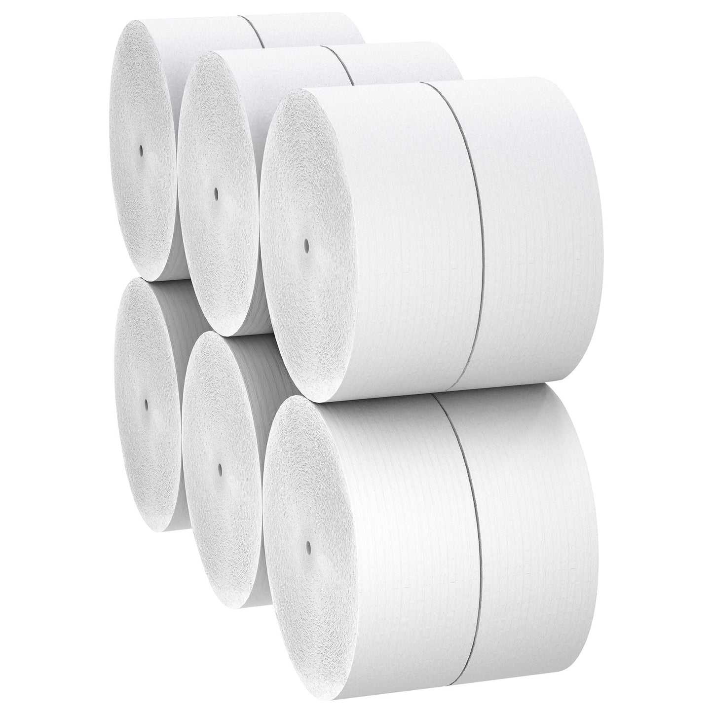 Scott Essential Coreless JRT Toilet Tissue White 1-Ply Jumbo Size Coreless Roll Continuous Sheet 3-3/