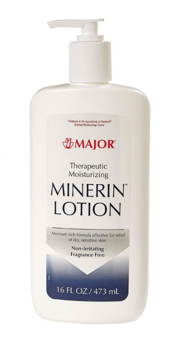 Minerin Hand and Body Moisturizer Pump Bottle Unscented Lotion
