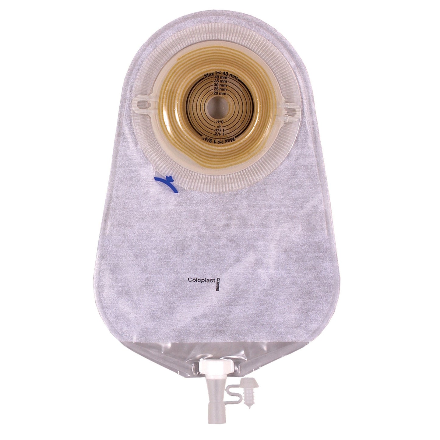 Assura® Deep Convex 1-Piece Transparent Urostomy Pouch, Cut to Fit