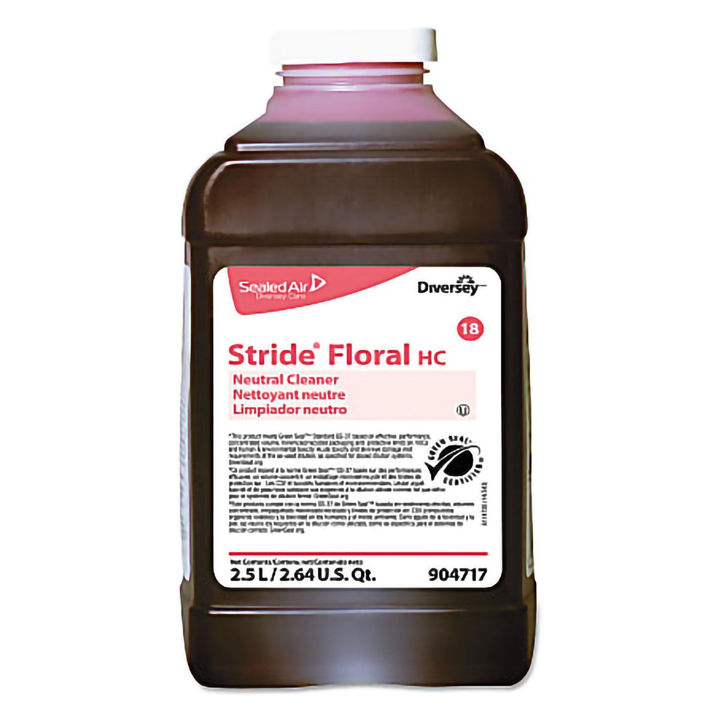 Diversey Stride Floor Cleaner Liquid Bottle Floral Scent Manual Pour